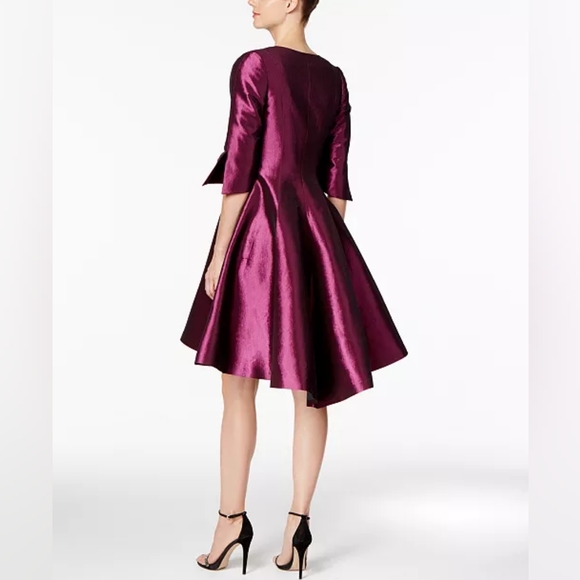 b michael America Red Collection Taffeta Topper Jacket NWT Purple Size 10 - Picture 2 of 3